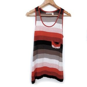 CHELSEA & VIOLET Scoop Neck Long Tank Top